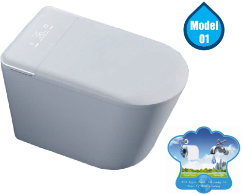 Bồn cầu một khối Model 1
