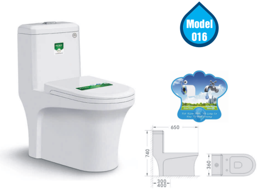 Bồn cầu một khối Model 016