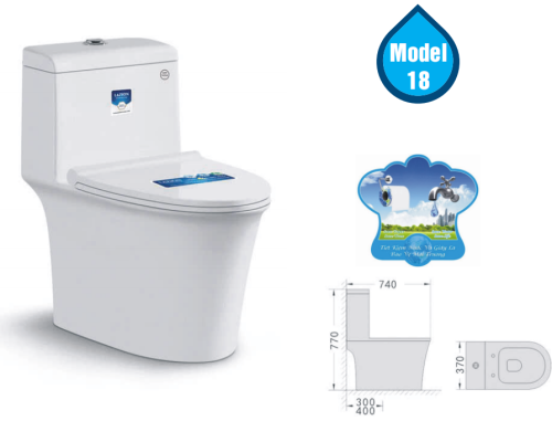 Bồn cầu một khối Model 18