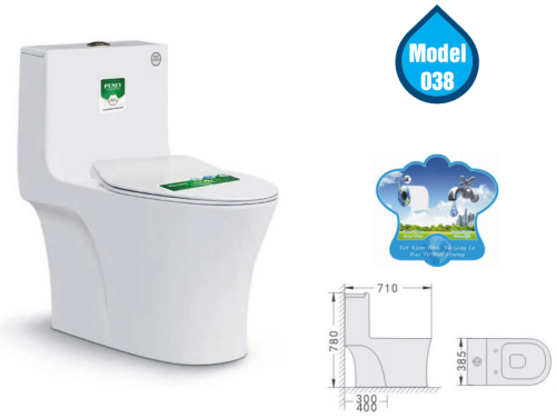 Bồn cầu một khối Model 038