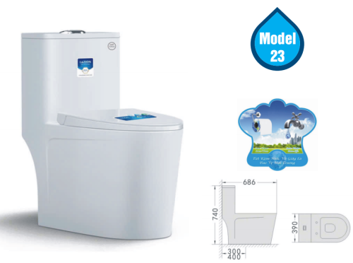 Bồn cầu một khối Model 23
